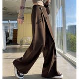 ワイドパンツ タック入り ロング丈 | shoppinggo | 詳細画像16 