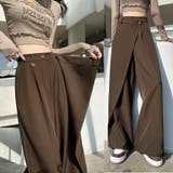 ワイドパンツ タック入り ロング丈 | shoppinggo | 詳細画像17 