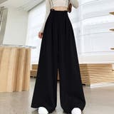 ワイドパンツ タック入り ロング丈 | shoppinggo | 詳細画像6 