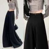 ワイドパンツ タック入り ロング丈 | shoppinggo | 詳細画像8 