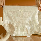 ベージュ | レースショーツ 花柄 セクシー | shoppinggo