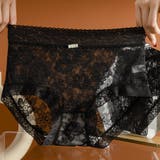 ブラック | レースショーツ 花柄 セクシー | shoppinggo