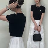 夏服 新作 サマーニットトップス | shoppinggo | 詳細画像13 