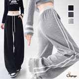 ラインパンツ ジョガーパンツ サイドライン | shoppinggo | 詳細画像1