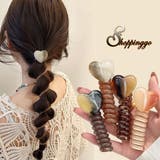 プリングヘアゴム くるくる ヘアアクセサリー | shoppinggo | 詳細画像1