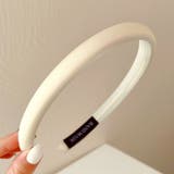 アイボリー | カチューシャ 無地 シンプル | shoppinggo