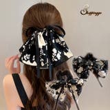 ヘアゴム リボンシュシュ 高級感 | shoppinggo | 詳細画像1 