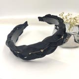 ブラック | カチューシャ ハート 三つ編み | shoppinggo