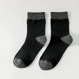 ブラック | 靴下 メンズ バイカラー | shoppinggo