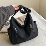 ブラック | ショルダーバッグ キャンバスバッグ トートバッグ | shoppinggo