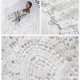 サマーカーディガン 花柄刺繡 透かし編み | shoppinggo | 詳細画像4 