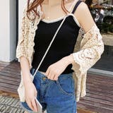 サマーカーディガン 花柄刺繡 透かし編み | shoppinggo | 詳細画像11 