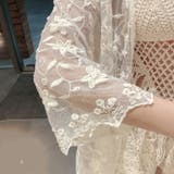 総レースカーディガン 花柄 レディース | shoppinggo | 詳細画像8 