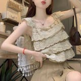 透かし編みメッシュニット スクエアネック サマーニット | shoppinggo | 詳細画像8 