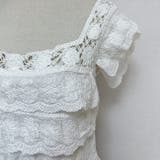 透かし編みメッシュニット スクエアネック サマーニット | shoppinggo | 詳細画像17 