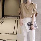 シャツ レディース ゆるカットソー ロングT シフォンブラウス 大きなサイズ | shoppinggo | 詳細画像9 