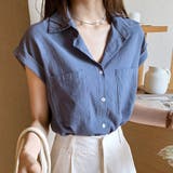 vネックブラウス スキッパーブラウス オフィス | shoppinggo | 詳細画像18 