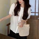 ブラウス ノーカラー レディース | shoppinggo | 詳細画像4 