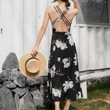 キャミワンピース 花柄 バックオープン | shoppinggo | 詳細画像10 