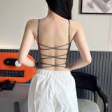 背中あき キャミソール ショート丈 | shoppinggo | 詳細画像16 