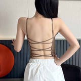 背中あき キャミソール ショート丈 | shoppinggo | 詳細画像17 