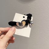 ヘアゴム リボンシュシュ 金属ビジュー | shoppinggo | 詳細画像8 