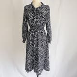 ロングフレアワンピース 花柄 長袖 | shoppinggo | 詳細画像6 