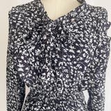 ロングフレアワンピース 花柄 長袖 | shoppinggo | 詳細画像9 