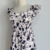 ワンピース 花柄 スクエアネック | shoppinggo | 詳細画像6 