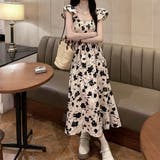 ワンピース 花柄 スクエアネック | shoppinggo | 詳細画像11 