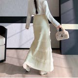 フリンジニットスカート レディース ロングスカート | shoppinggo | 詳細画像13 