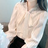 春シャツ ブラウス リボン | shoppinggo | 詳細画像3