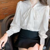 春シャツ ブラウス リボン | shoppinggo | 詳細画像5