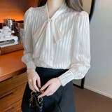 春シャツ ブラウス リボン | shoppinggo | 詳細画像6