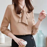 キャメル | 春シャツ ブラウス レディース | shoppinggo