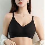 ブラック | ブラジャー シームレス ノンワイヤー | shoppinggo
