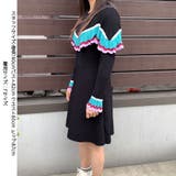 ニットワンピース レディース ラウンドネック | shoppinggo | 詳細画像4 