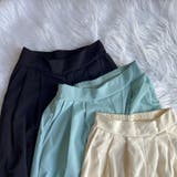 ワイドパンツ ガウチョパンツ ハイウエスト | shoppinggo | 詳細画像3 