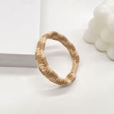 ベージュ | ヘアゴム バイカラー おしゃれ | shoppinggo