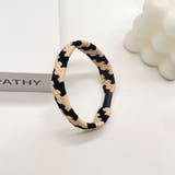 ベージュブラック | ヘアゴム バイカラー おしゃれ | shoppinggo