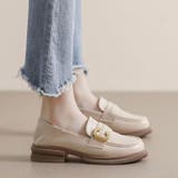 ベージュ | ローファーパンプス レディース 厚底 | shoppinggo