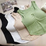 夏服 カップ付きキャミソールトップ ブラ | shoppinggo | 詳細画像8 