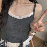 キャミソール カップ付 キャミタンクトップ | shoppinggo | 詳細画像17 