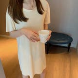 ベージュ | ルームウェア ワンピース 薄手 | shoppinggo