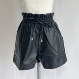 ボードショートパンツ レディース フェイクレザーショートパンツ | shoppinggo | 詳細画像9 
