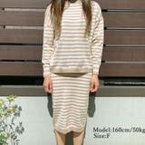 ニットセットアップ レディース ボーダー | shoppinggo | 詳細画像3 