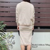 ニットセットアップ レディース ボーダー | shoppinggo | 詳細画像5 