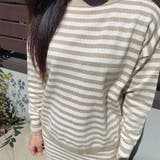 ニットセットアップ レディース ボーダー | shoppinggo | 詳細画像6 