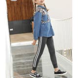 グレー | レギンスパンツ ラインパンツ ライン入り | shoppinggo