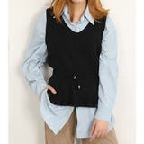 ブラック | ニットベスト Vネック トップス | shoppinggo
